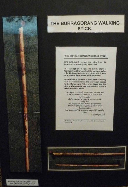 Burragorang Walking Stick courtesy of Camden Museum 